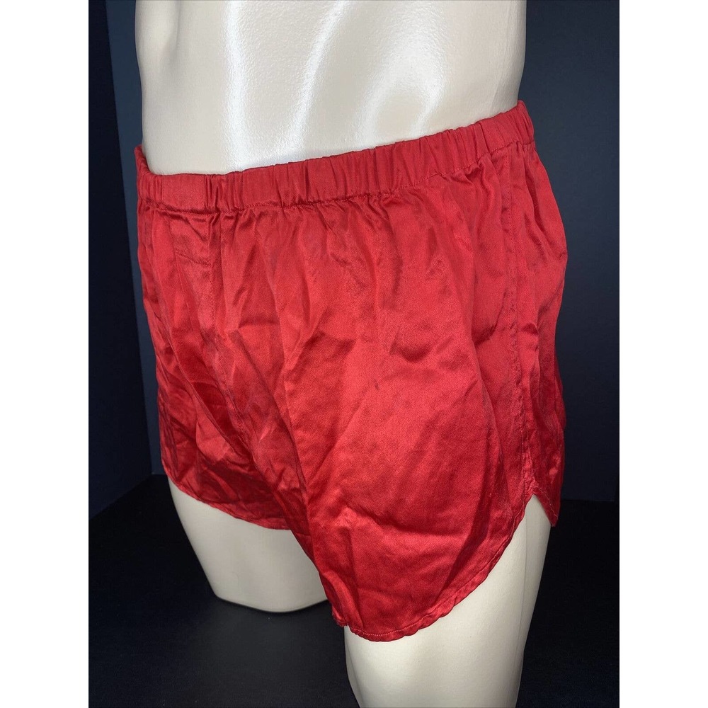 Rare Vintage Men’s Victoria’s Secret Gentleman Silk Fly Front Shorts Size M